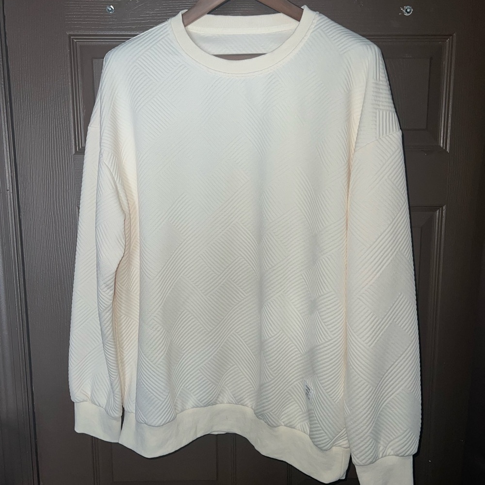 Men's Cream Sweater XL